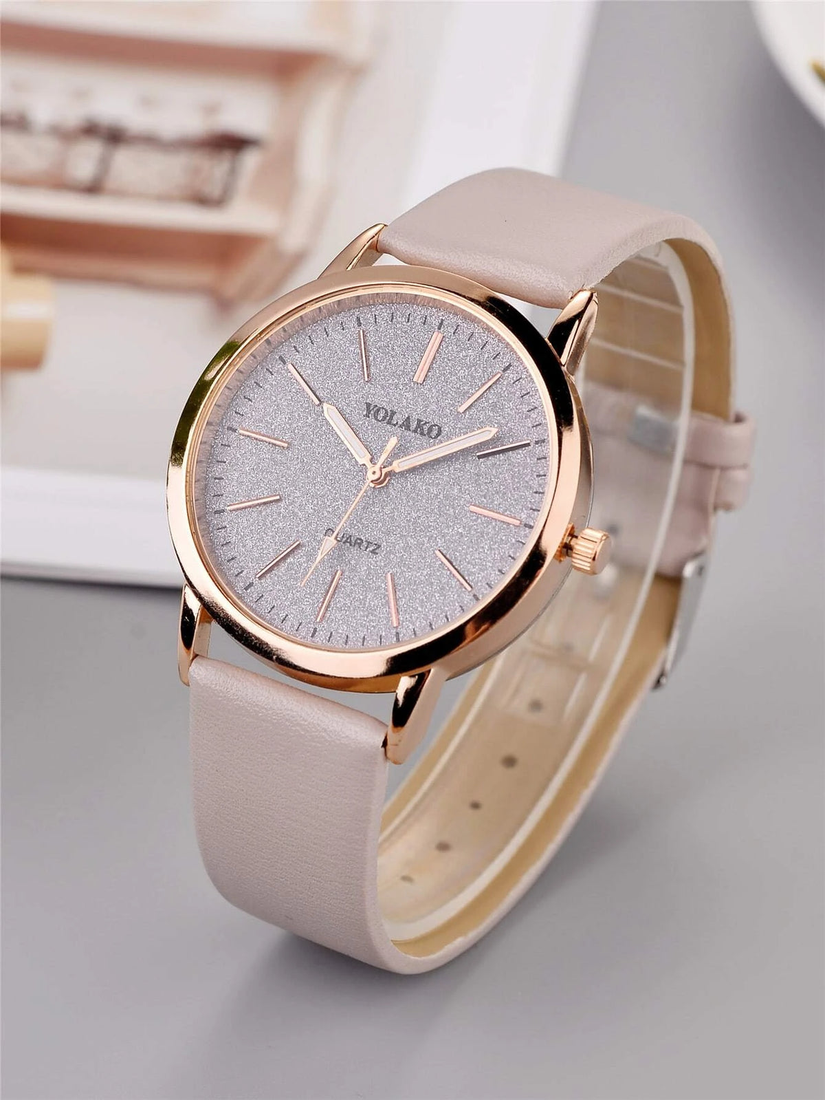 This Watch Features a Fashionable and Comfortable PU Leather Strap, Suitable for Both Men and Women. It Is a Casual Student Watch That Can Be Worn for Parties, Festivals, Gatherings, Weddings, and Daily Use. It Makes the Best Gift for the Back-To-School Season, Graduation Season, and Thanksgiving for Women.
