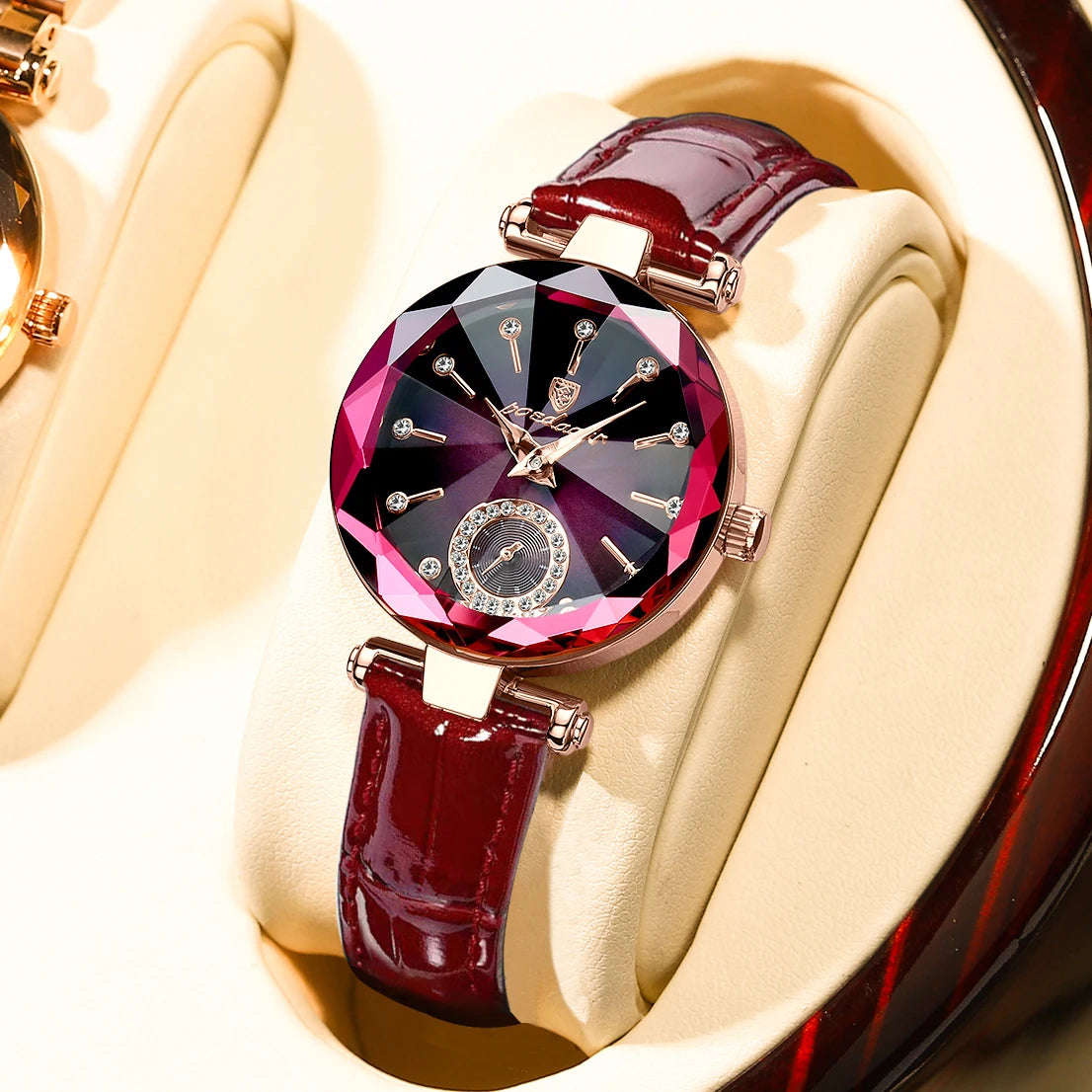 Women Watches Fashion Diamond Dial Leather Quartz Watch Top Brand Luxury Waterproof Ladies Wristwatch Girlfriend Gift