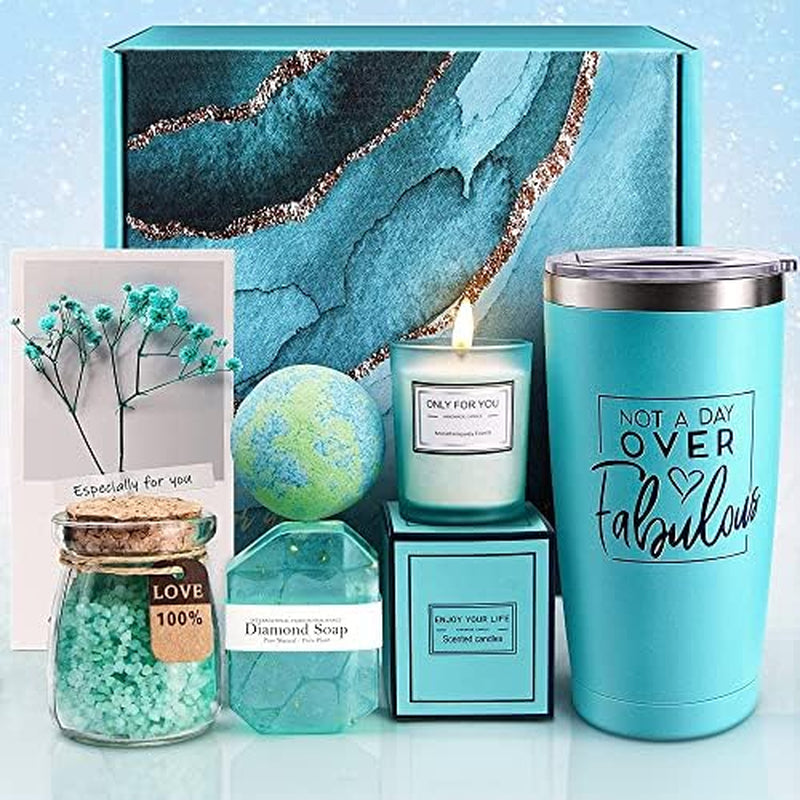 Mothers Day Gifts for Mom Wife, Birthday Gifts for Women Sister Best Friend Daughter Her, Relaxing Spa Gift Basket Set, Unique Coworker Teacher Nurse Gift Ideas for Women
